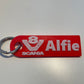 Personalised V8 name tag